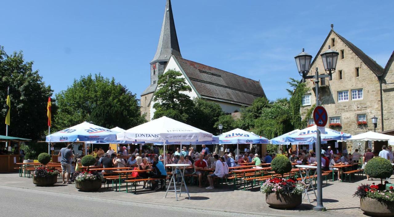 Pension Amthof Oberderdingen Exterior foto
