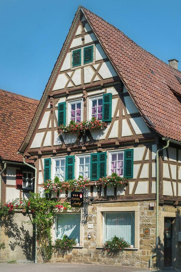 Pension Amthof Oberderdingen Exterior foto